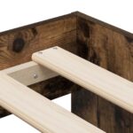vidaXL Rám postele so skladovaním Dymený dub Kompozitné drevo 75 x 190 cm – Obrázok 10
