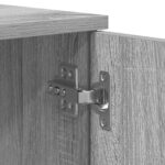 vidaXL Úložná posteľ Sivý Sonoma Kompozitné drevo 75 x 190 cm – Obrázok 12