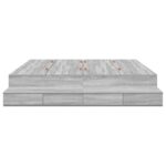 vidaXL Rám postele  sivý sonoma 200x200 cm – Obrázok 7