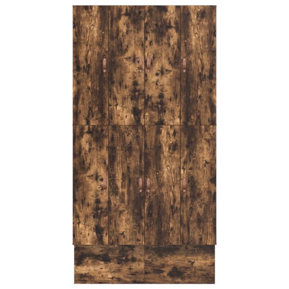 vidaXL Posteľ  údený dub 120x200 cm – Obrázok 10