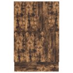 vidaXL Rám postele z fajčeného dubu 150x200 cm – Obrázok 8