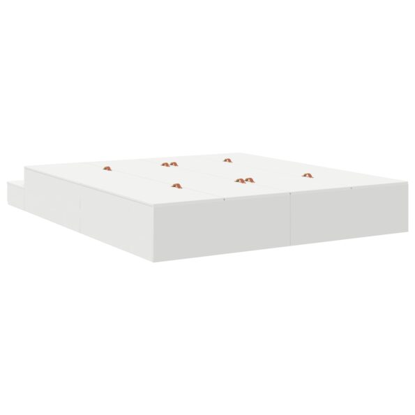 vidaXL Rám postele  Biela Kompozitné drevo 180 x 200 x 31.5 cm – Obrázok 5