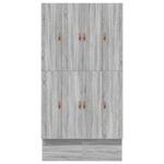 vidaXL Rám postele Šedý sonoma Inžinierske drevo 120 x 190 cm – Obrázok 11