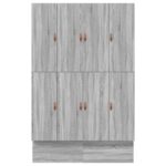 vidaXL Rám postele  Sivý Inžinierske drevo 135,5 x 190 x 31,5 cm – Obrázok 11