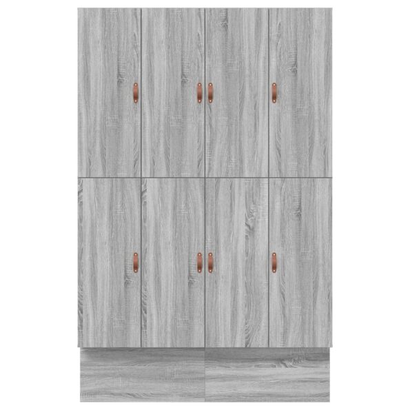 vidaXL Rám postele  Sivý Inžinierske drevo 135,5 x 190 x 31,5 cm – Obrázok 11