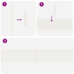 vidaXL Travné obrubníky 50 ks Biela 100x0,5x20 cm Oceľ – Obrázok 4