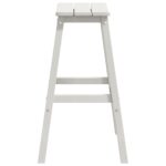 vidaXL Barové stoličky 6 ks Biele HDPE – Obrázok 6