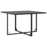 vidaXL 6-dielna záhradná jedálenská súprava s vankúšmi z ocele a textilénu – Obrázok 4