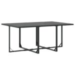 vidaXL 13-dielny set záhradného jedálenského nábytku s vankúšmi z ocele a textilénu – Obrázok 6