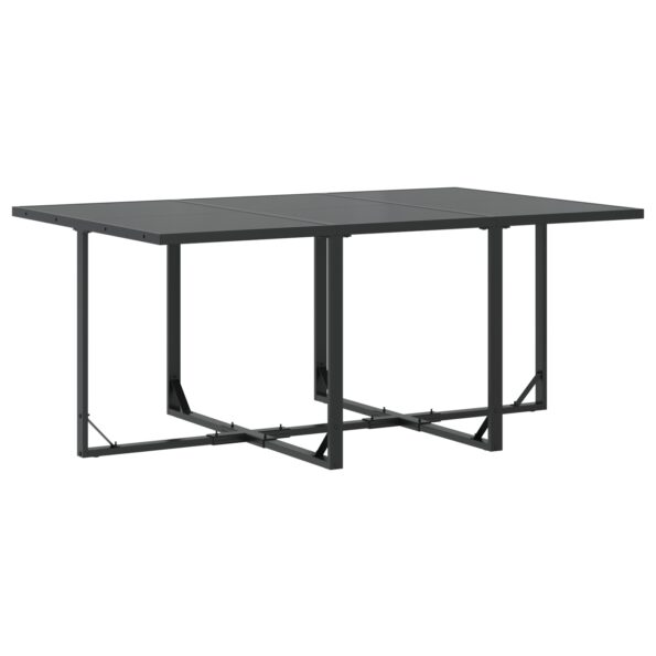 vidaXL 13-dielny set záhradného jedálenského nábytku s vankúšmi z ocele a textilénu – Obrázok 6