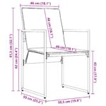 vidaXL 13-dielna záhradná jedálenská zostava s vankúšmi z ocele a textilénu – Obrázok 10