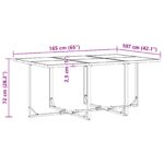 vidaXL 13-dielna záhradná jedálenská zostava s vankúšmi z ocele a textilénu – Obrázok 9