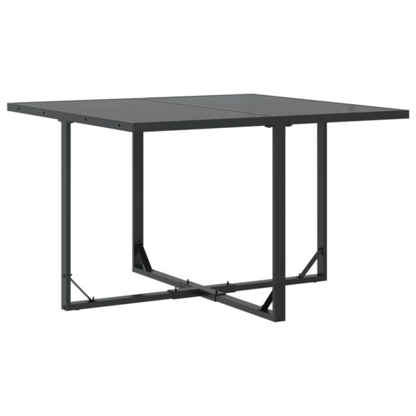 vidaXL 6-dielna záhradná jedálenská súprava s vankúšmi z ocele a poly ratanom – Obrázok 4