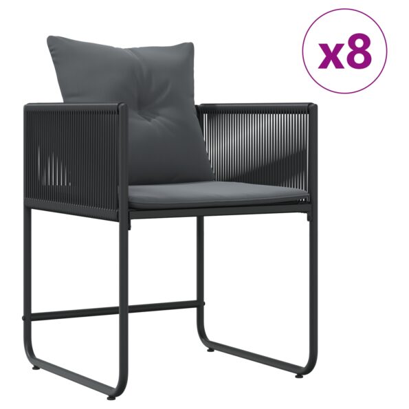 3335883_5.jpg vidaXL 10-dielna záhradná jedálenská súprava s vankúšmi zo železa a poly rattanom – Obrázok 5