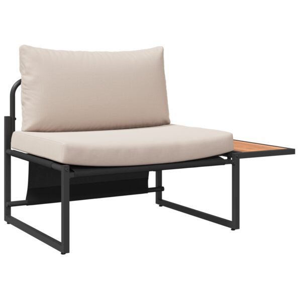 vidaXL 3-dielna súprava záhradného gauča s taupe vankúšmi – Obrázok 6