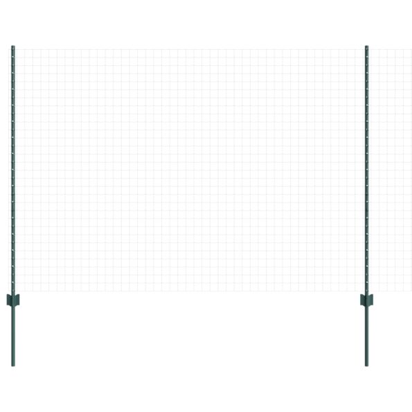 3335927_3.jpg vidaXL Plotové stĺpy 44 ks U-Channel Zelené 200 cm Oceľ – Obrázok 3