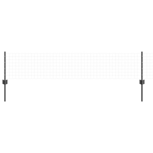 3335928_3.jpg vidaXL Plotové stĺpy 22 ks U-kanál Sivá 80 cm Oceľ – Obrázok 3