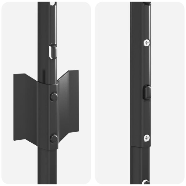 3335937_5.jpg vidaXL Plotové stĺpy 88 ks U-kanál Sivé 140 cm Oceľ – Obrázok 5