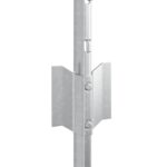 vidaXL plotové stĺpy 22 ks U-kanál strieborné 120 cm oceľ – Obrázok 4