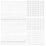 vidaXL 88 ks U-Channel Strieborné 180 cm Oceľové plotové stĺpy – Obrázok 4