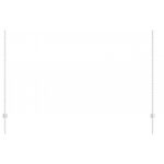 vidaXL Oplocovacie stĺpy 88 ks U-Channel Strieborné 200 cm Oceľ – Obrázok 3