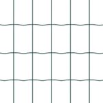 vidaXL Euro plot s 5 U stĺpikmi zelený 0.8x10 m oceľ – Obrázok 7