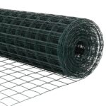 vidaXL Euro plot s 5 U stĺpikmi zelený 0.8x10 m oceľ – Obrázok 8