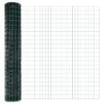 VidaXL Euro plot so 5 U stĺpmi v zelenej farbe 1.6x10 m z ocele – Obrázok 2