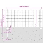 VidaXL Euro plot s 5 U stĺpikmi Zelený 0.6x10 m Oceľ – Obrázok 10