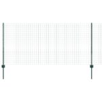 vidaXL Euro plot Sada 2 Zelená Kov 25 x 1 m plot Odolný Oceľový plot – Obrázok 2