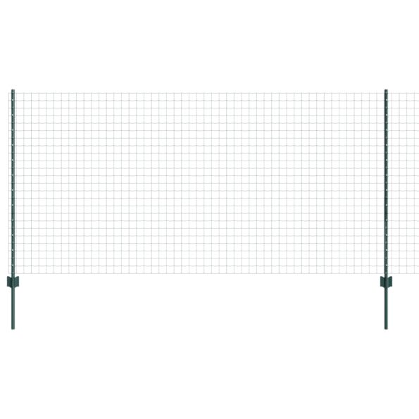 vidaXL Euro plot Sada 2 Zelená Oceľ s práškovou povrchovou úpravou – Obrázok 2