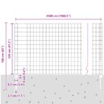 vidaXL Euro plot Súprava 2 kusy Zelená PVC potiahnutý drôt Veľký – Obrázok 11