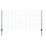 vidaXL Set záhradných plotov  Sada 2 Zelená Oceľ 25 x 1 m Trvácny – Obrázok 2