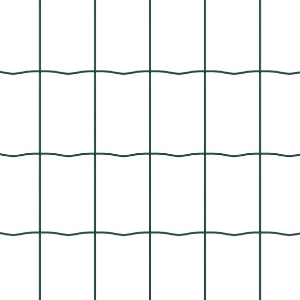 vidaXL Záhradný plot Sada 2 Zelená Kov 10 x 1.5 m Trvácny – Obrázok 8