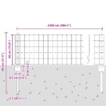 vidaXL Euro Oplotenie Sada 2 Zelené Kovové Veľké Trvácne – Obrázok 10