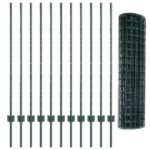vidaXL Sada záhradného plotu 2 ks Zelená Polyetylén 25 x 1.2 m Odolné – Obrázok 5