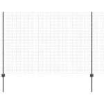 vidaXL Záhradný plot Súprava 2 kusov Tmavo šedá Pozinkovaná oceľ – Obrázok 2