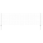 vidaXL Záhradný plot Sada 2 Pozinkovaná oceľ Veľká Trvácna – Obrázok 2