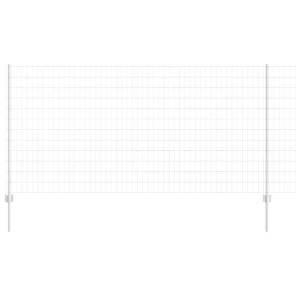 vidaXL Záhradný plot Sada 2 Galvanizovaná oceľ 10 x 1.2 metra Odolný – Obrázok 2