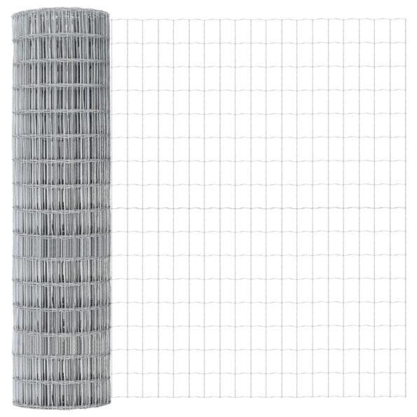 3336171_4.jpg vidaXL Sada záhradného oplotenia Set 2 Pozinkovaná oceľ 10 x 1 m Trvácne – Obrázok 4