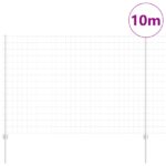 vidaXL Súprava rollov záhradného plota Sada 2 Pozinkovaná oceľ 10 x 1,5 m – Obrázok 3