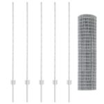 vidaXL Súprava záhradného plotu  Set 2 Pozinkovaná oceľ 10 x 1.2 m Odolná – Obrázok 4