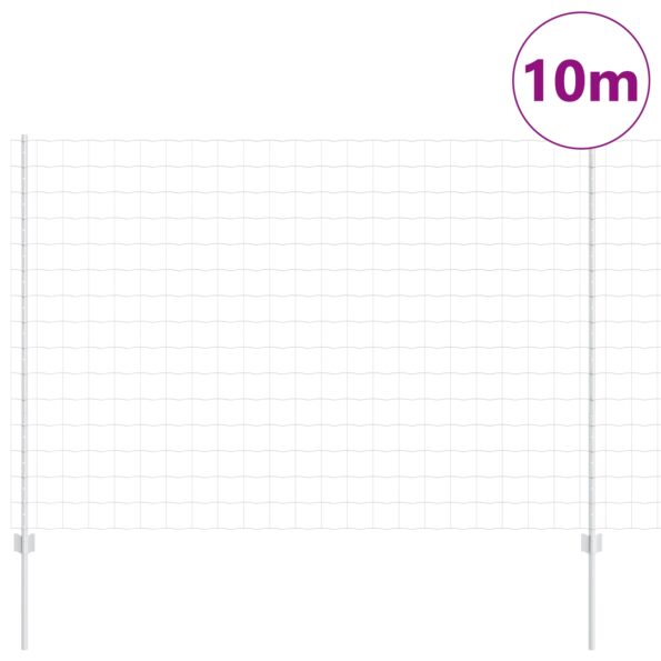 vidaXL Euro plotová súprava Sada 2 Pozinkovaná oceľ 10 x 1.6 metra – Obrázok 3