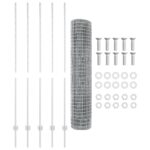 vidaXL Euro plotová súprava Sada 2 Pozinkovaná oceľ 10 x 1.6 metra – Obrázok 5