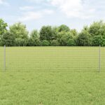 vidaXL Euro plot sady Sada 2 Pozinkovaná oceľ 25 x 0,6 m Odolný
