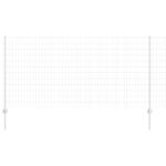 vidaXL euro sada plotov Sada 2 Pozinkovaná oceľ Veľká Pevná Sivý plot – Obrázok 2