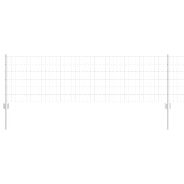 3336209_2.jpg vidaXL Súprava záhradného plotu  Sada 2 Pozinkovaná oceľ 50 x 0.6 m – Obrázok 2