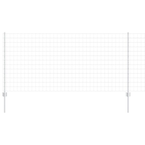 vidaXL Sada plotu Sada 2 ks Pozinkovaná oceľ 25 x 1 m Pevná Sada plotu – Obrázok 2