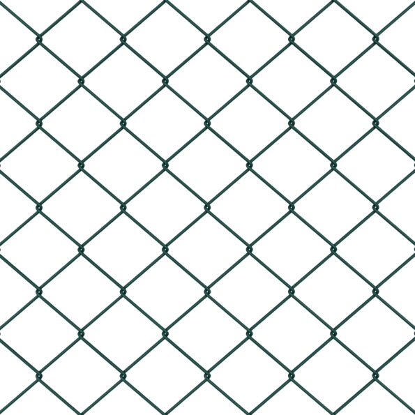 vidaXL Retiazkové oplotenie  s 10 U stĺpmi Zelená 1x10 m Oceľ – Obrázok 8