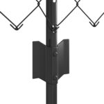 vidaXL Ťahový plot s 22 U stĺpmi Sivá 0.4x25 m Oceľ – Obrázok 6